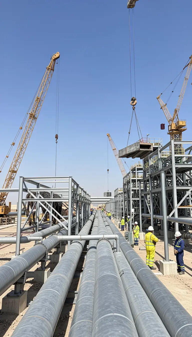 Pipeline construction client page